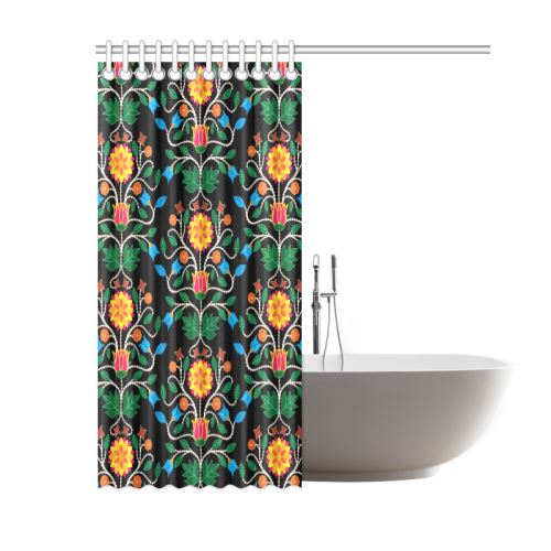 Floral Beadwork Four Clans Shower Curtain 60"x72" Shower Curtain 60"x72" e-joyer 