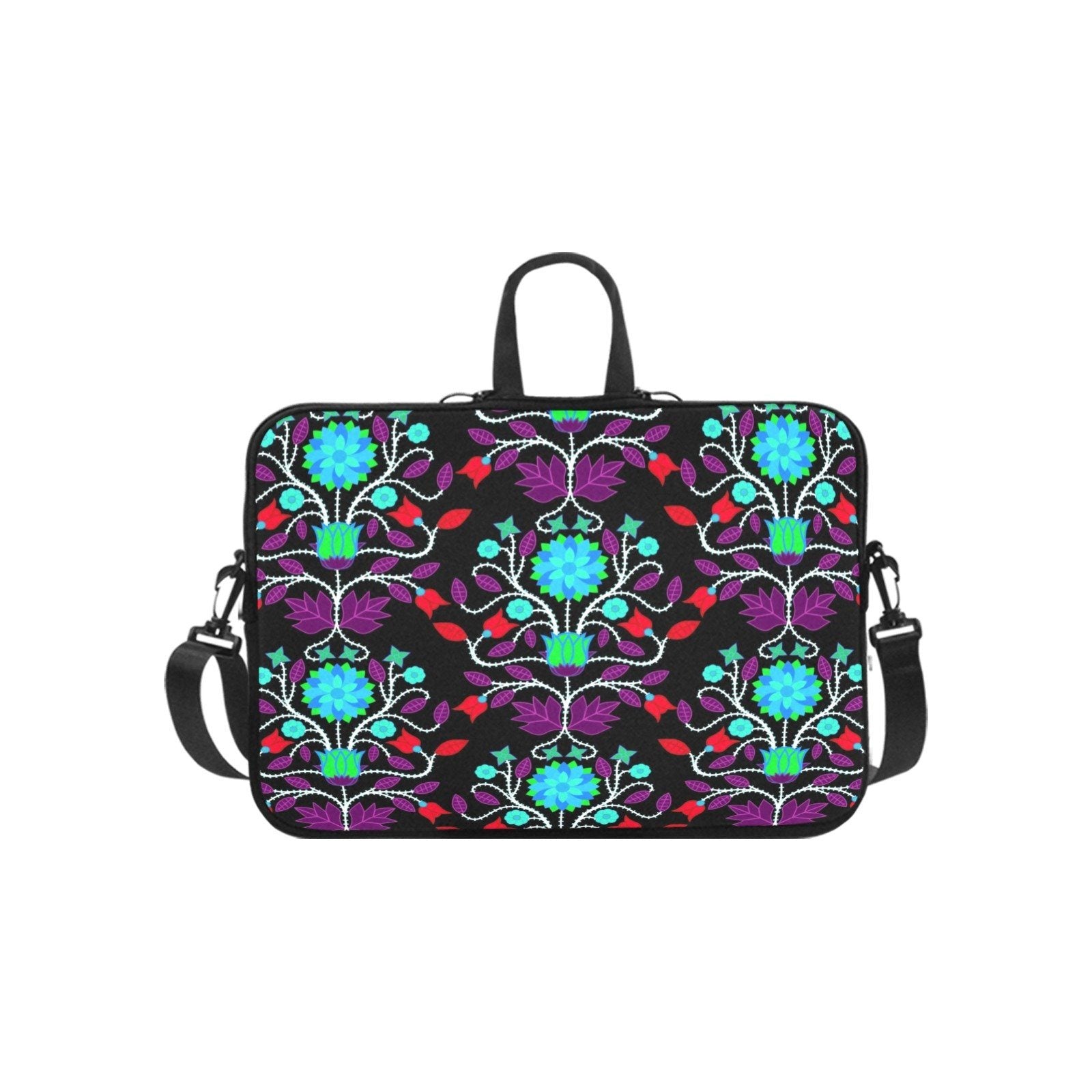 Floral Beadwork Four Clans Winter Laptop Handbags 15" Laptop Handbags 15" e-joyer 