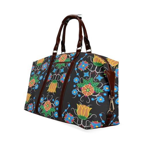 Floral Beadwork Four Mothers Classic Travel Bag (Model 1643) Remake Classic Travel Bags (1643) e-joyer 