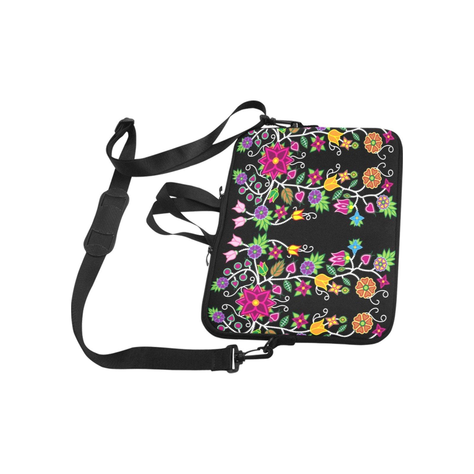 Floral Beadwork Laptop Handbags 11" bag e-joyer 
