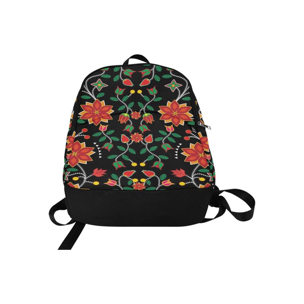 Floral Beadwork Six Bands Fabric Backpack for Adult (Model 1659) bag e-joyer 