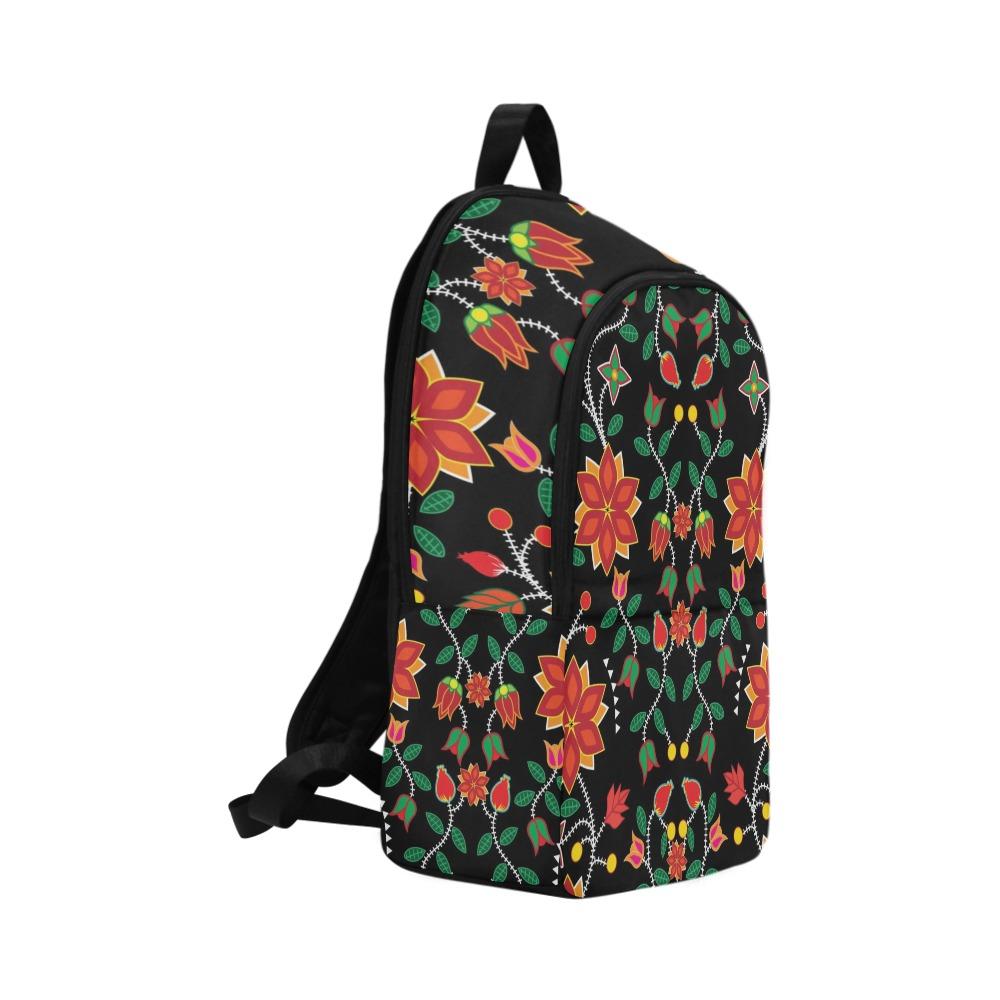 Floral Beadwork Six Bands Fabric Backpack for Adult (Model 1659) bag e-joyer 