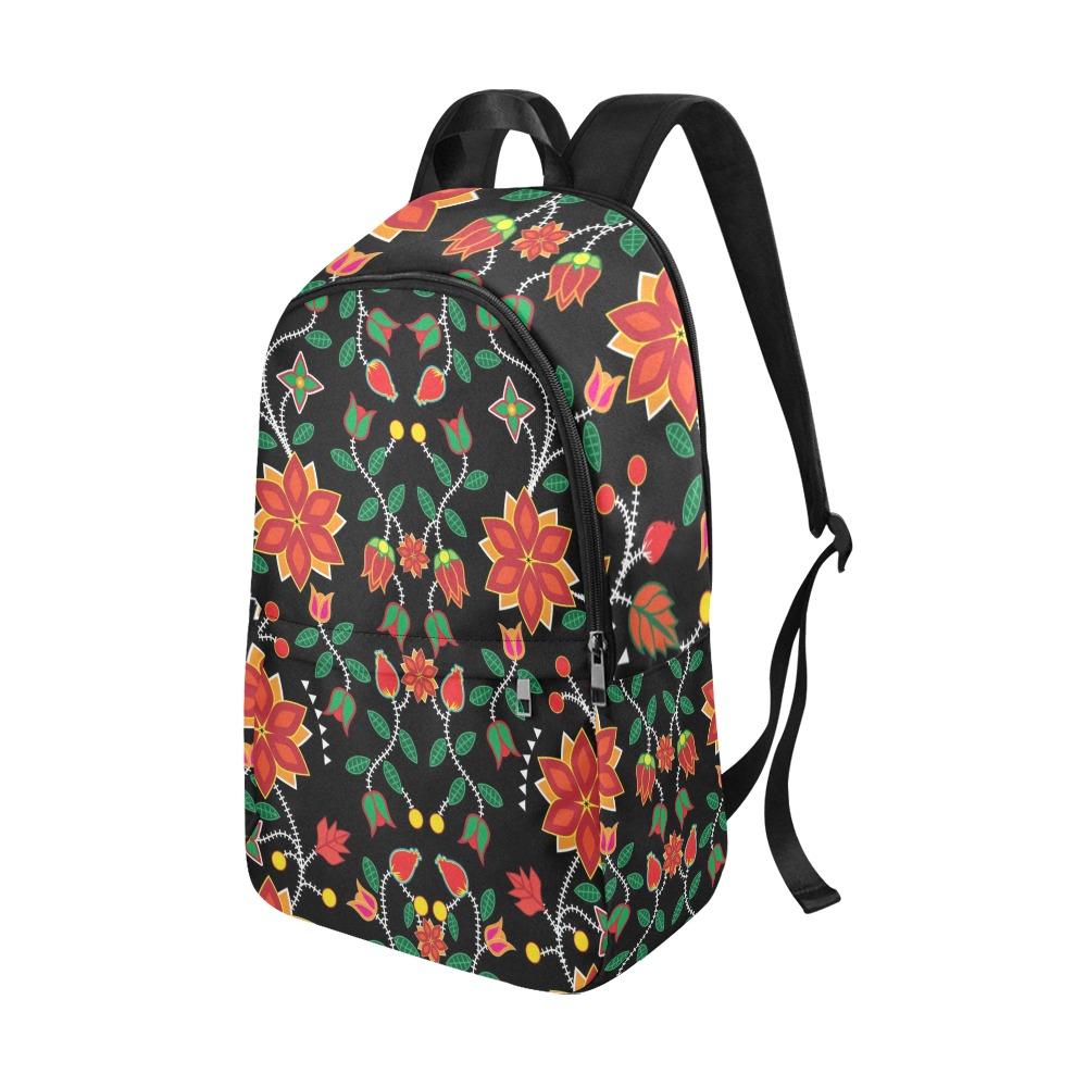 Floral Beadwork Six Bands Fabric Backpack for Adult (Model 1659) bag e-joyer 