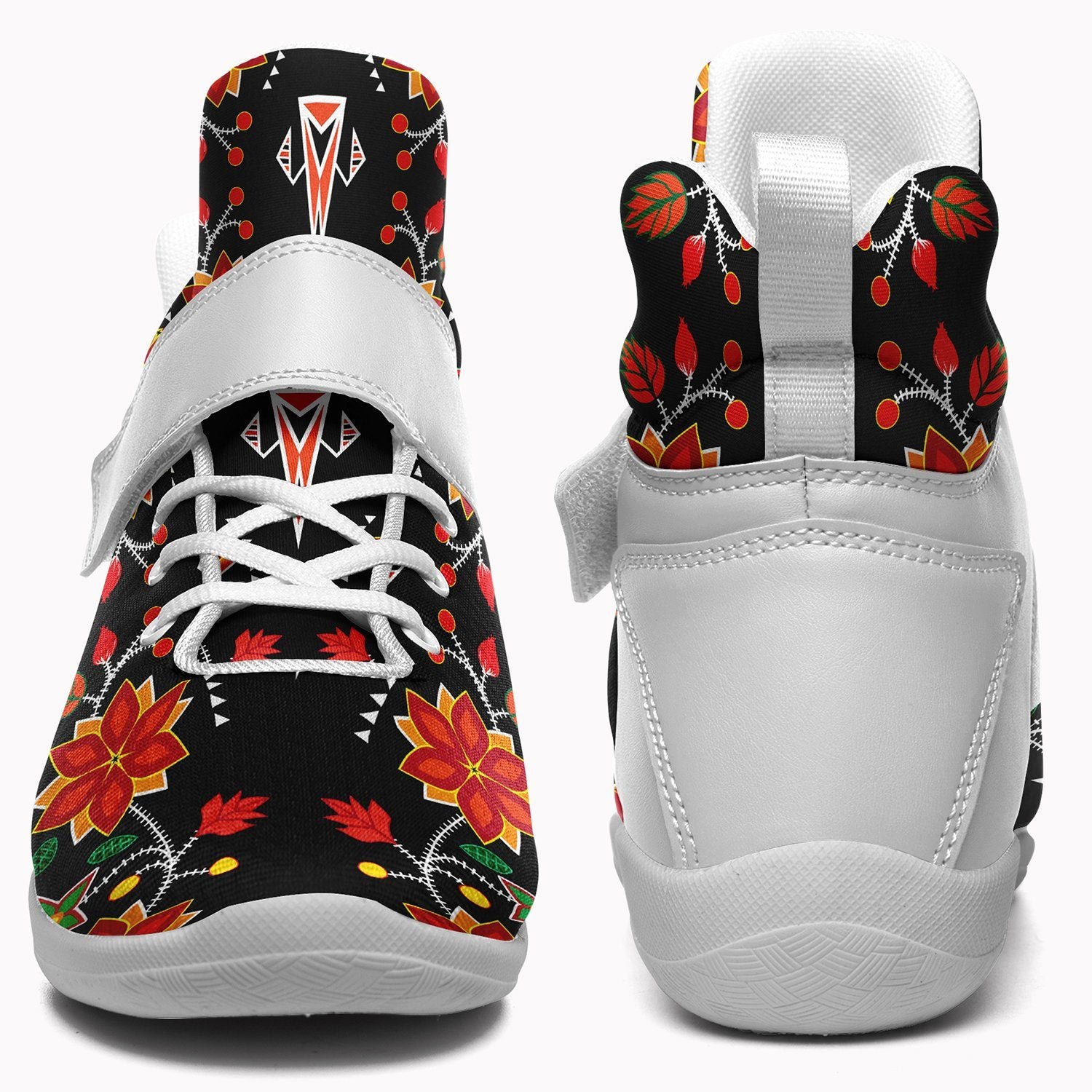 Floral Beadwork Six Bands Ipottaa Basketball / Sport High Top Shoes 49 Dzine 