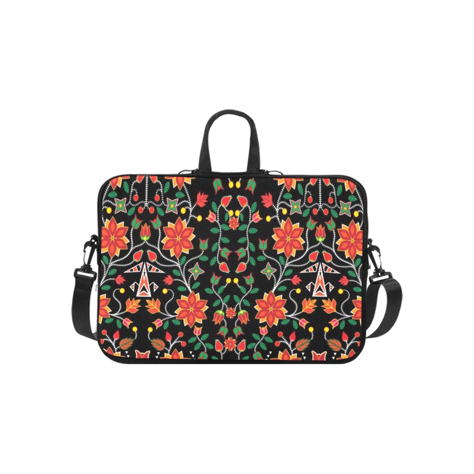 Floral Beadwork Six Bands Laptop Handbags 13" Laptop Handbags 13" e-joyer 
