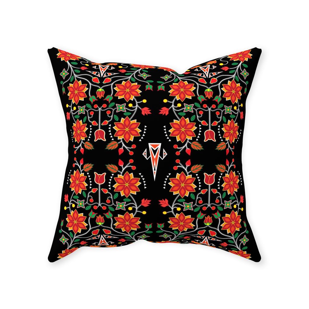 Floral Beadwork Six Bands Throw Pillows 49 Dzine 