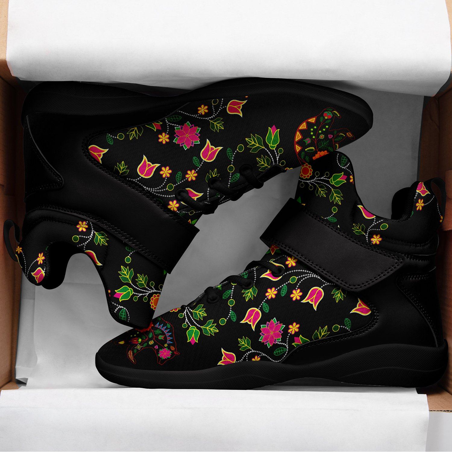 Floral Bear Ipottaa Basketball / Sport High Top Shoes 49 Dzine 