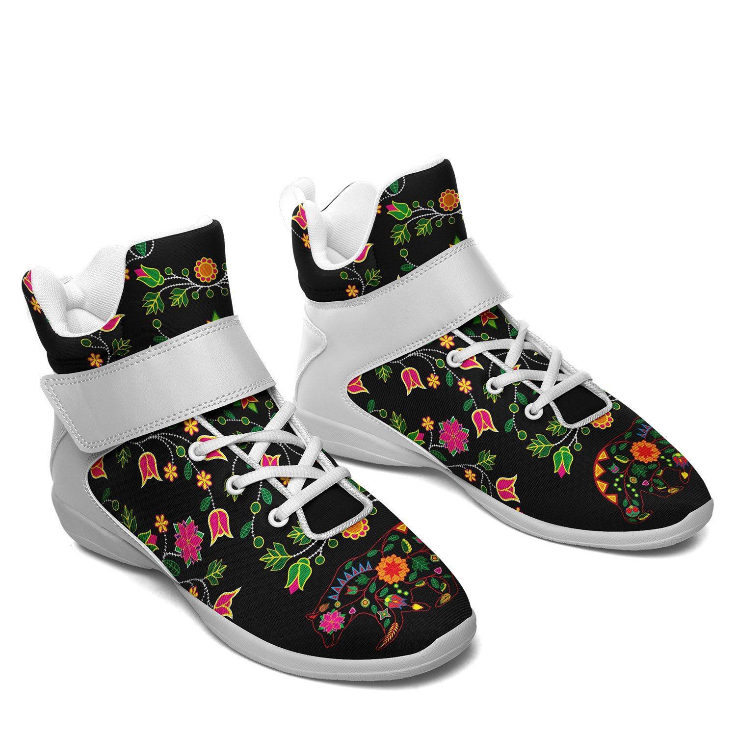 Floral Bear Ipottaa Basketball / Sport High Top Shoes - White Sole 49 Dzine 