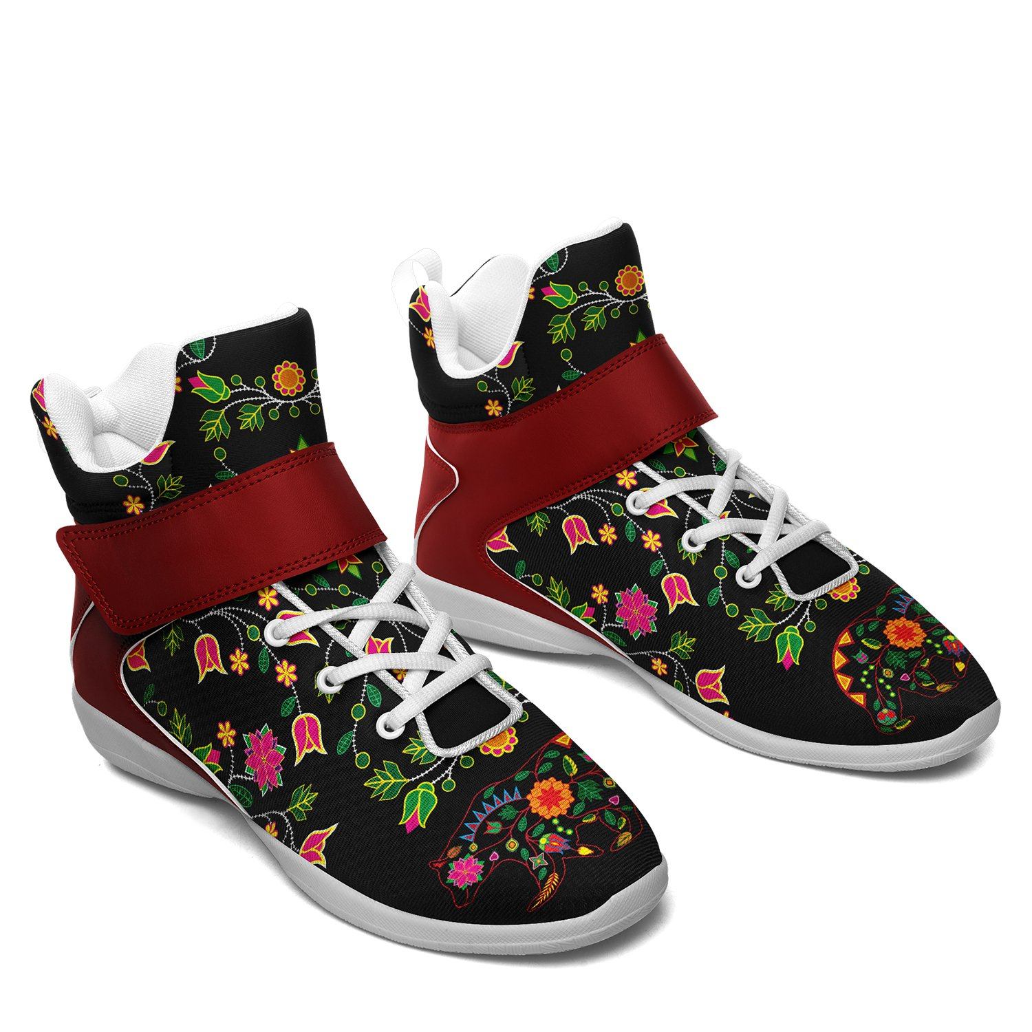 Floral Bear Kid's Ipottaa Basketball / Sport High Top Shoes 49 Dzine 