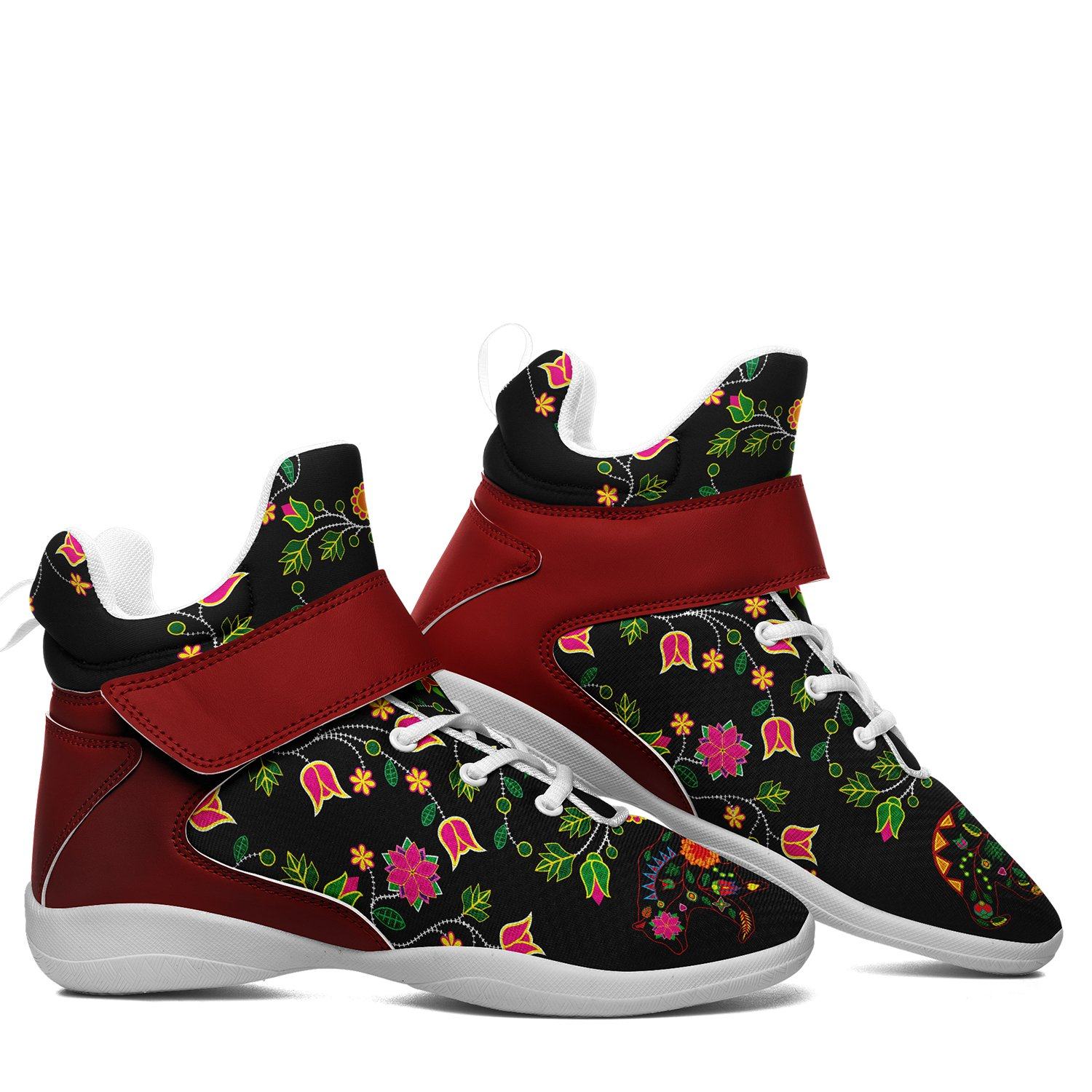 Floral Bear Kid's Ipottaa Basketball / Sport High Top Shoes 49 Dzine 