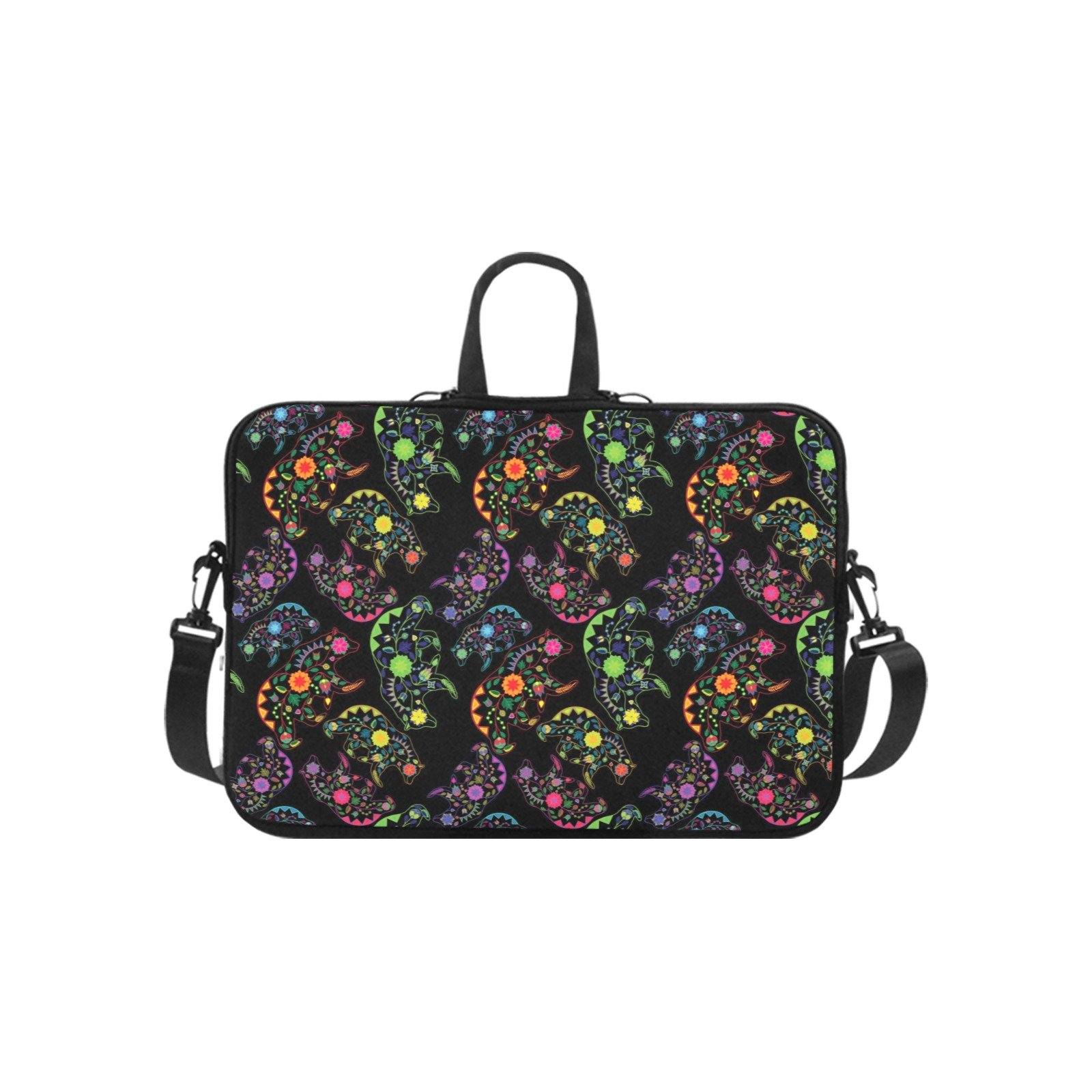 Floral Bear Laptop Handbags 11" bag e-joyer 