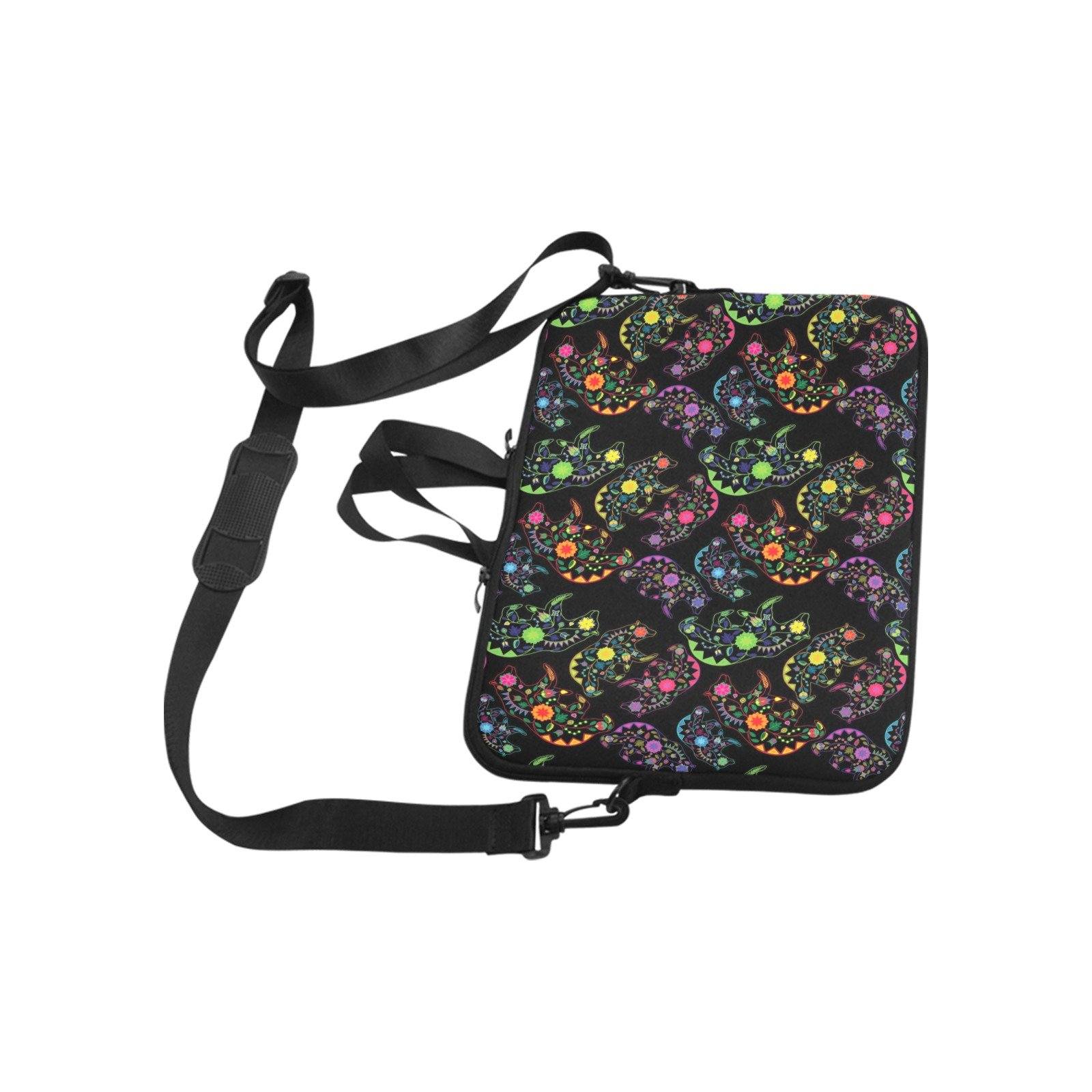Floral Bear Laptop Handbags 11" bag e-joyer 