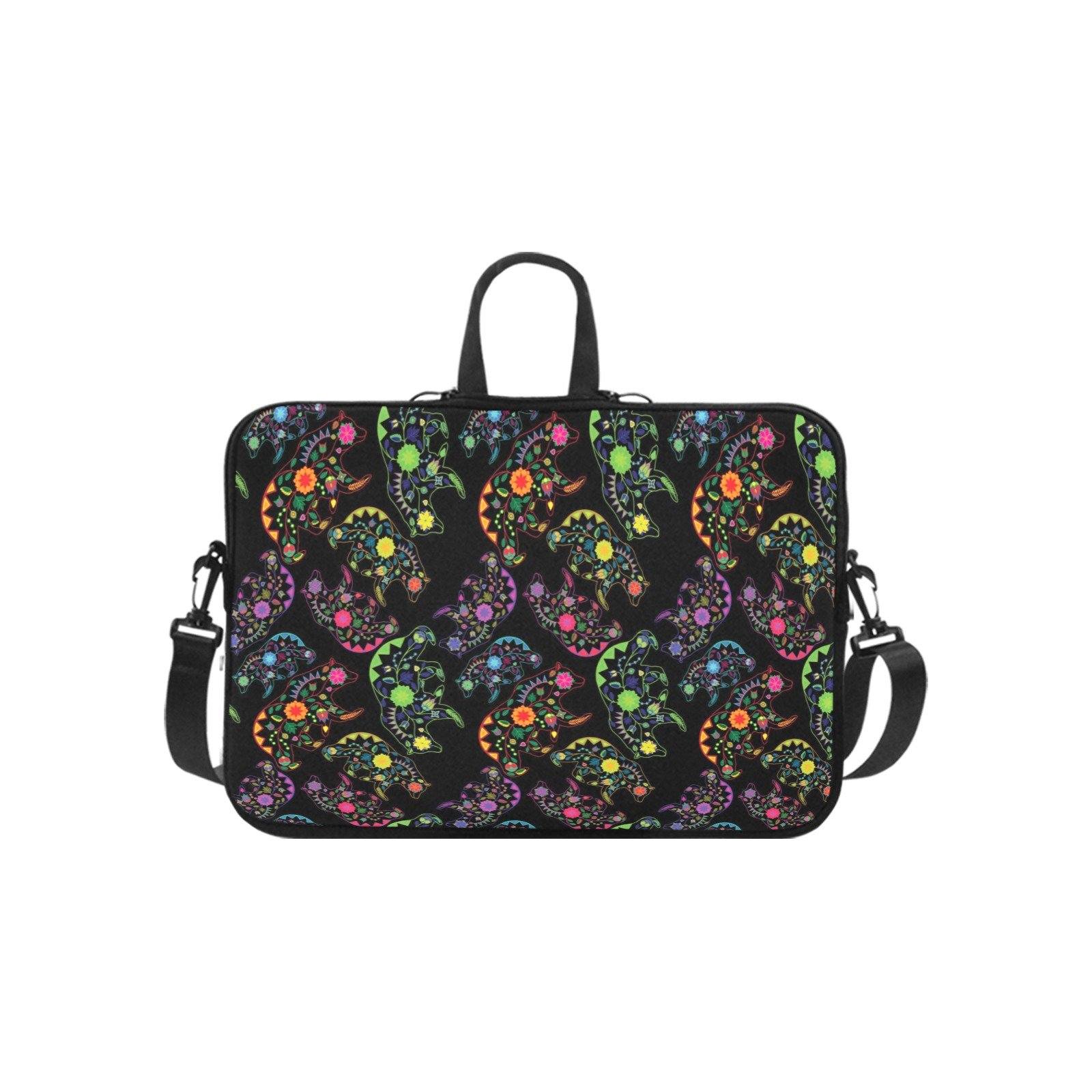 Floral Bear Laptop Handbags 14" bag e-joyer 