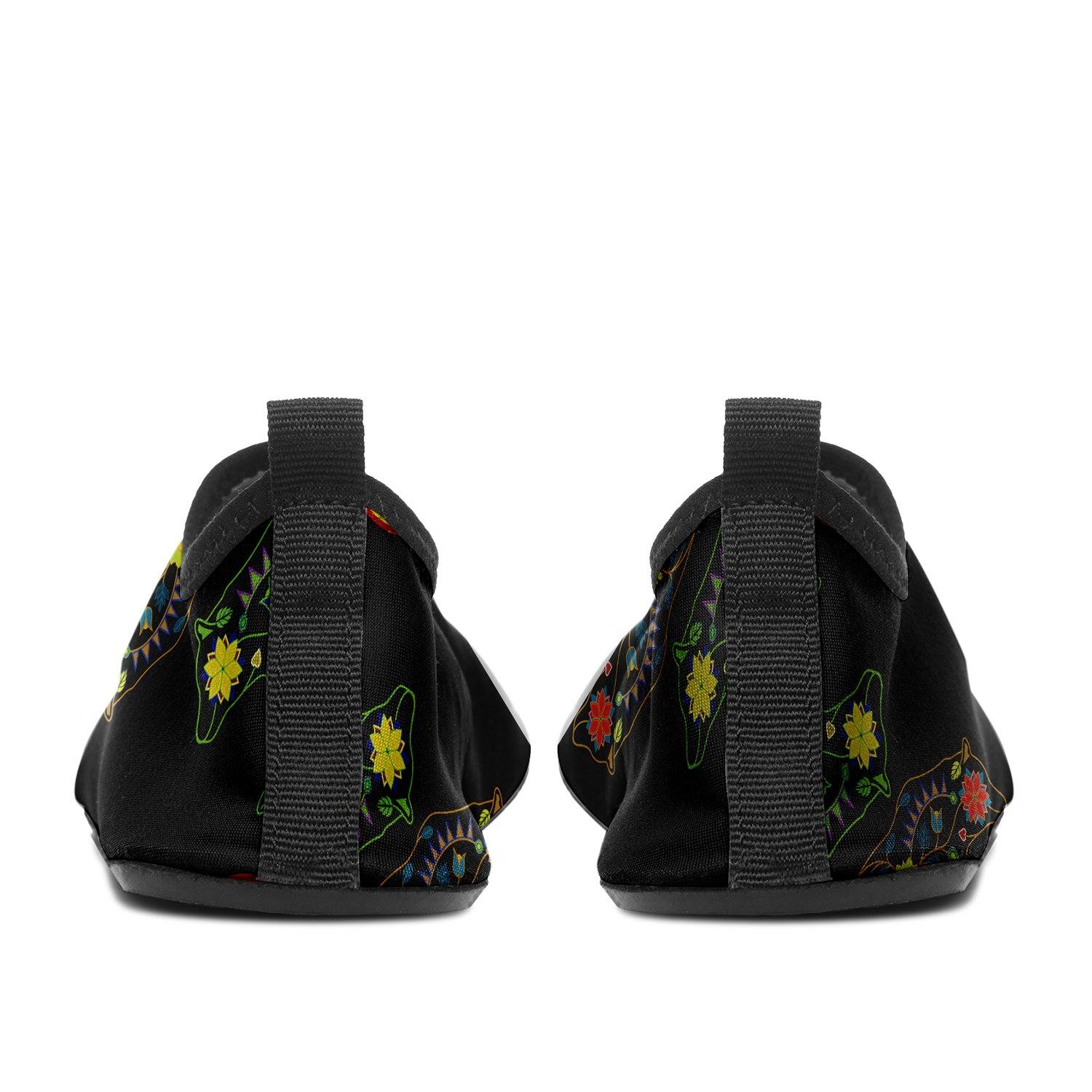 Floral Bear Sockamoccs Slip On Shoes Herman 