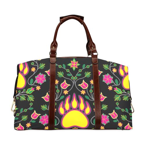 Floral Bearpaw Classic Travel Bag (Model 1643) Remake Classic Travel Bags (1643) e-joyer 