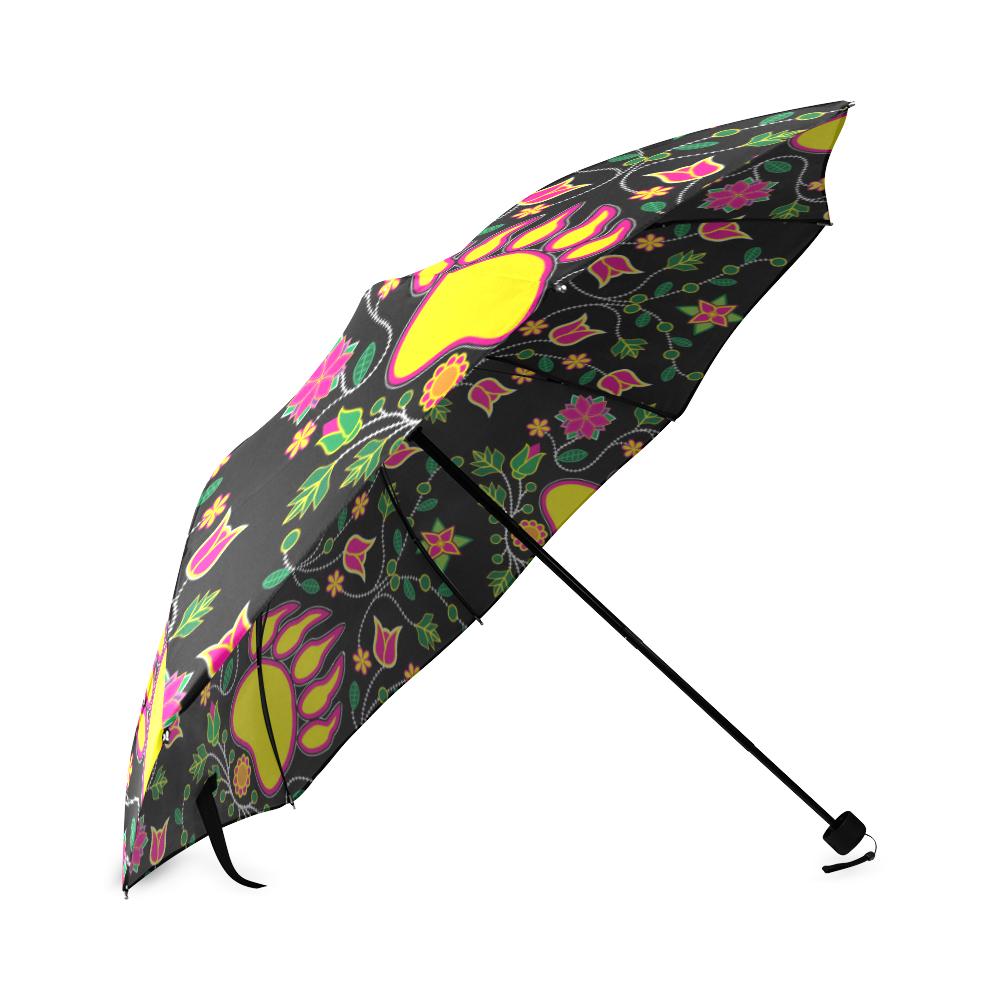 Floral Bearpaw Foldable Umbrella Foldable Umbrella e-joyer 
