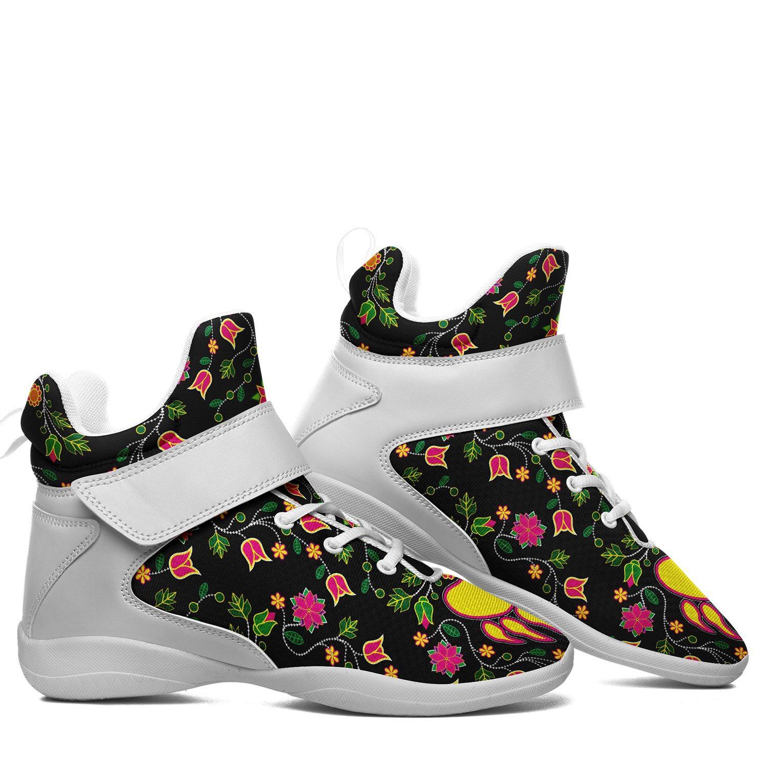 Floral Bearpaw Ipottaa Basketball / Sport High Top Shoes - White Sole 49 Dzine 