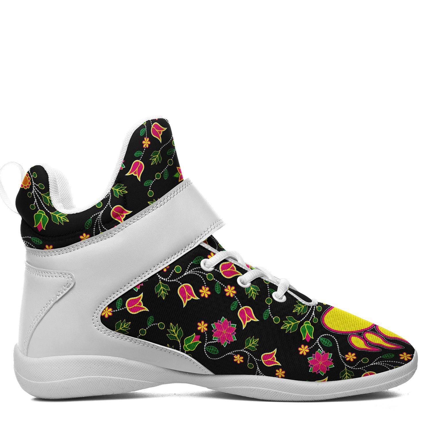 Floral Bearpaw Ipottaa Basketball / Sport High Top Shoes - White Sole 49 Dzine 
