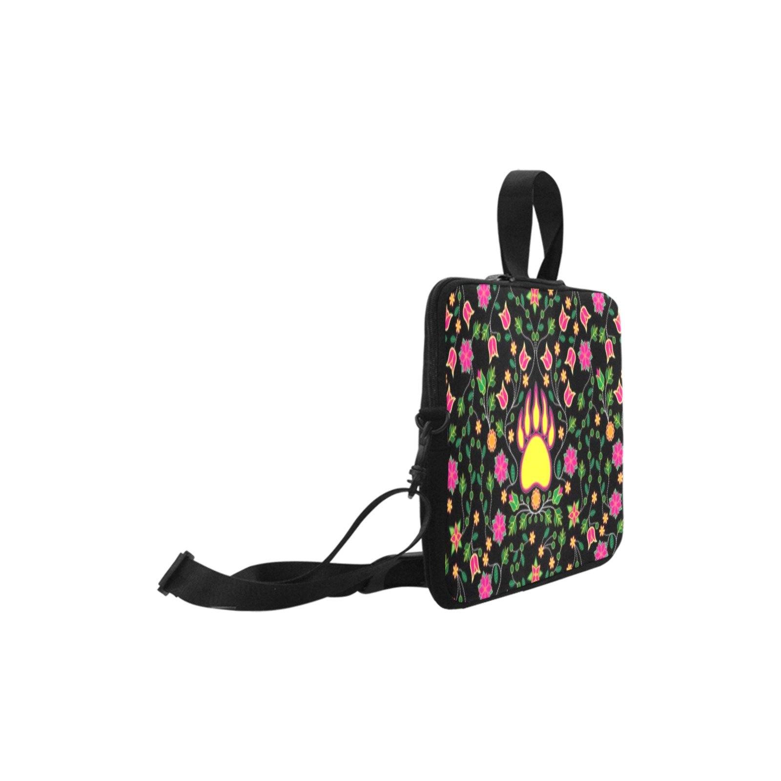 Floral Bearpaw Pink and Yellow Laptop Handbags 11" bag e-joyer 