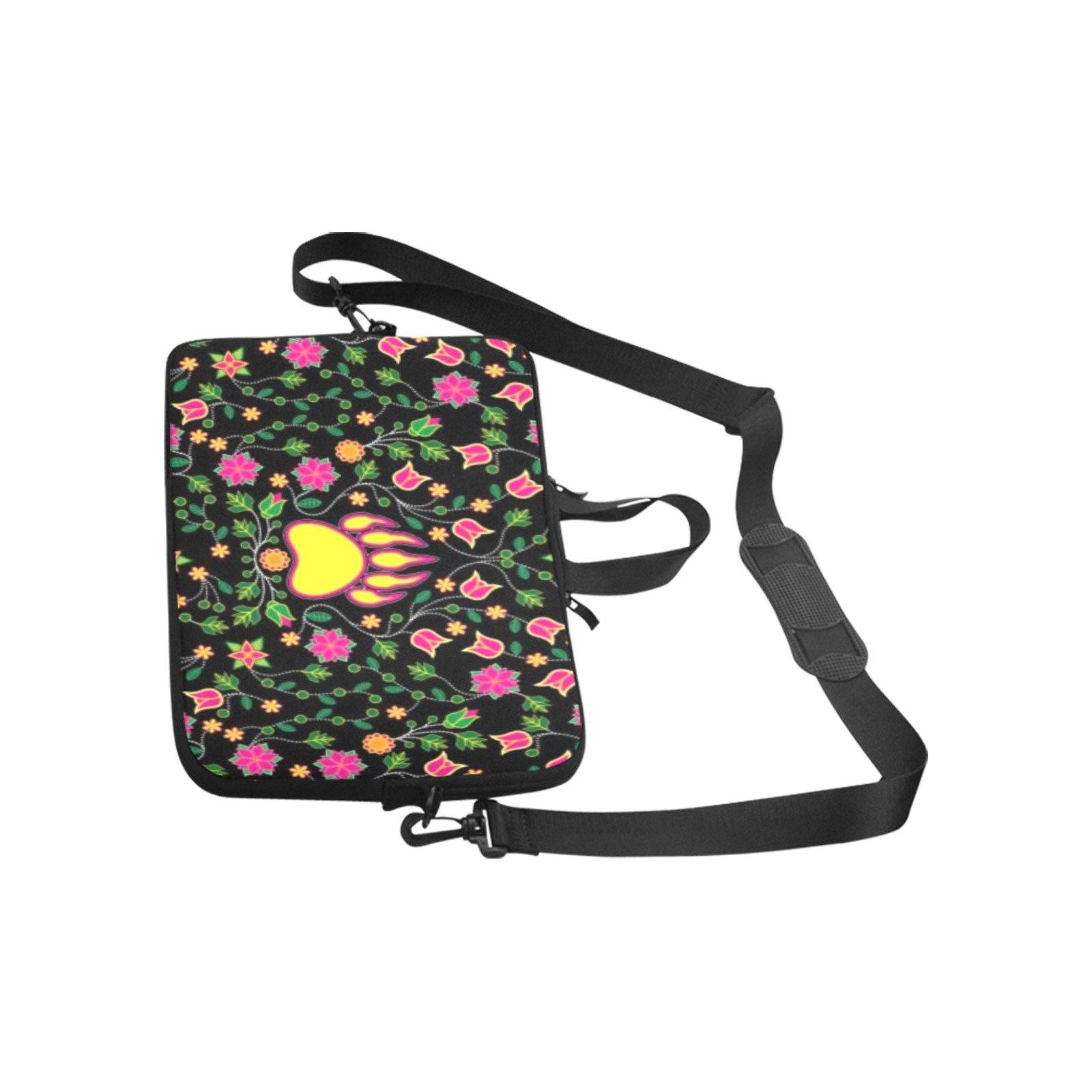 Floral Bearpaw Pink and Yellow Laptop Handbags 13" Laptop Handbags 13" e-joyer 
