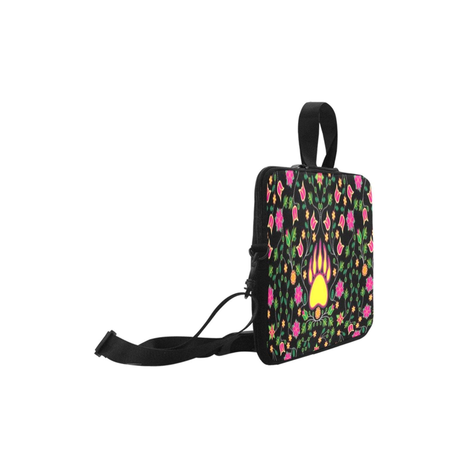 Floral Bearpaw Pink and Yellow Laptop Handbags 14" bag e-joyer 