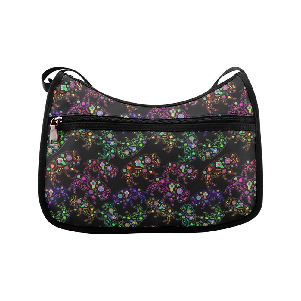 Floral Buffalo Crossbody Bags (Model 1616) Crossbody Bags (1616) e-joyer 