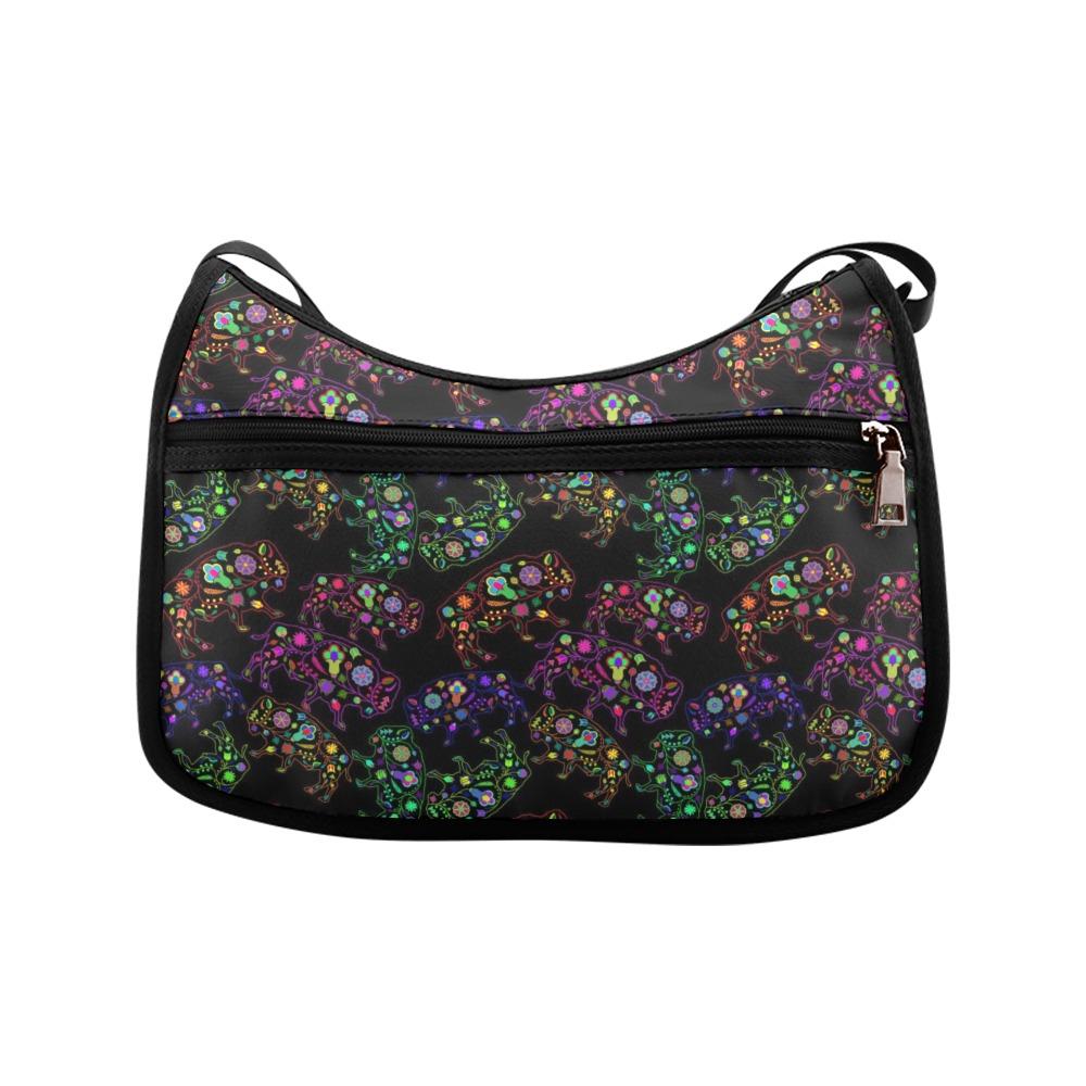 Floral Buffalo Crossbody Bags (Model 1616) Crossbody Bags (1616) e-joyer 