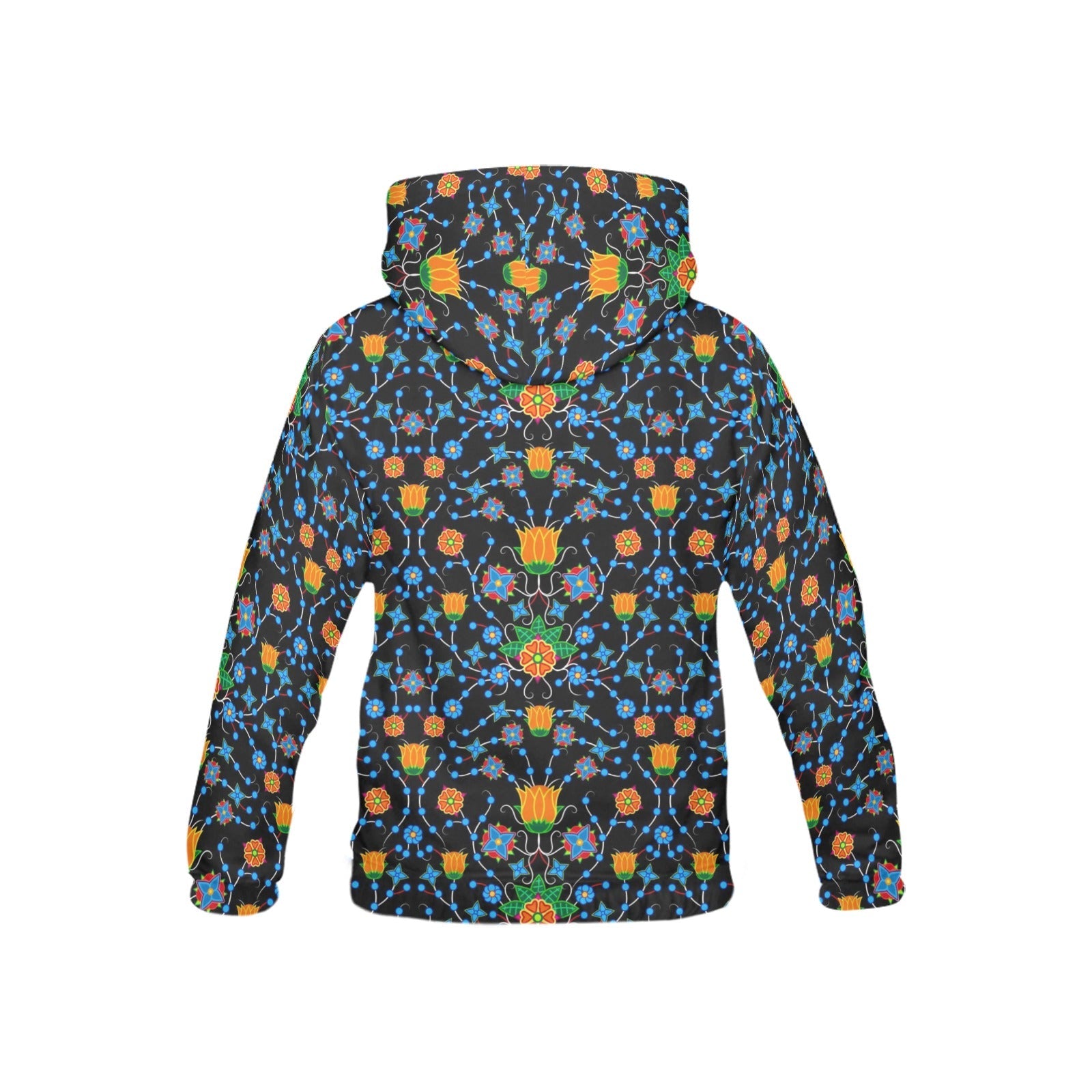 Floral Damask All Over Print Hoodie for Kid (USA Size) (Model H13) All Over Print Hoodie for Kid (H13) e-joyer 