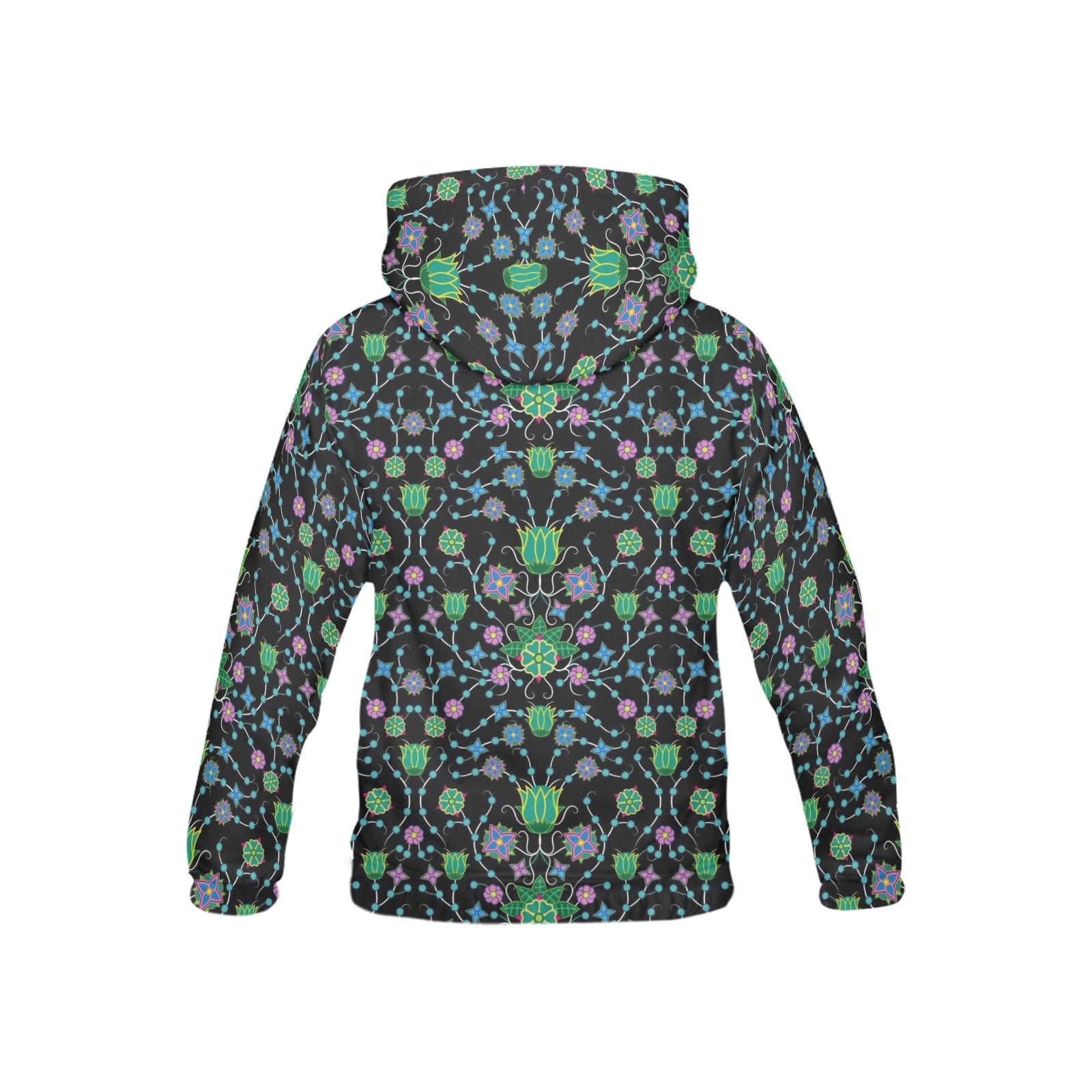 Floral Damask Garden All Over Print Hoodie for Kid (USA Size) (Model H13) All Over Print Hoodie for Kid (H13) e-joyer 