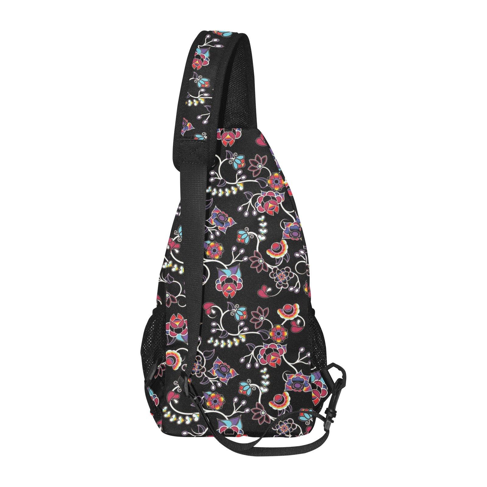 Floral Danseur All Over Print Chest Bag (Model 1719) All Over Print Chest Bag (1719) e-joyer 