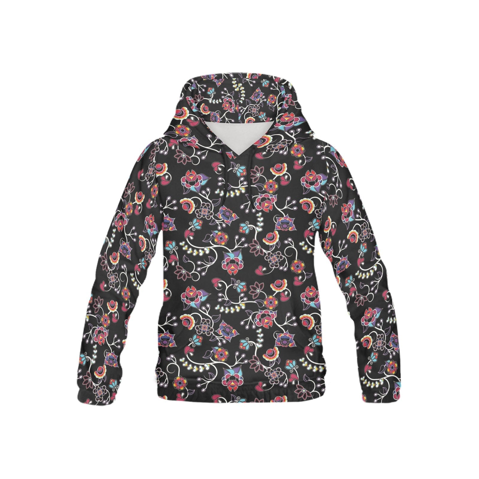 Floral Danseur All Over Print Hoodie for Kid (USA Size) (Model H13) All Over Print Hoodie for Kid (H13) e-joyer 