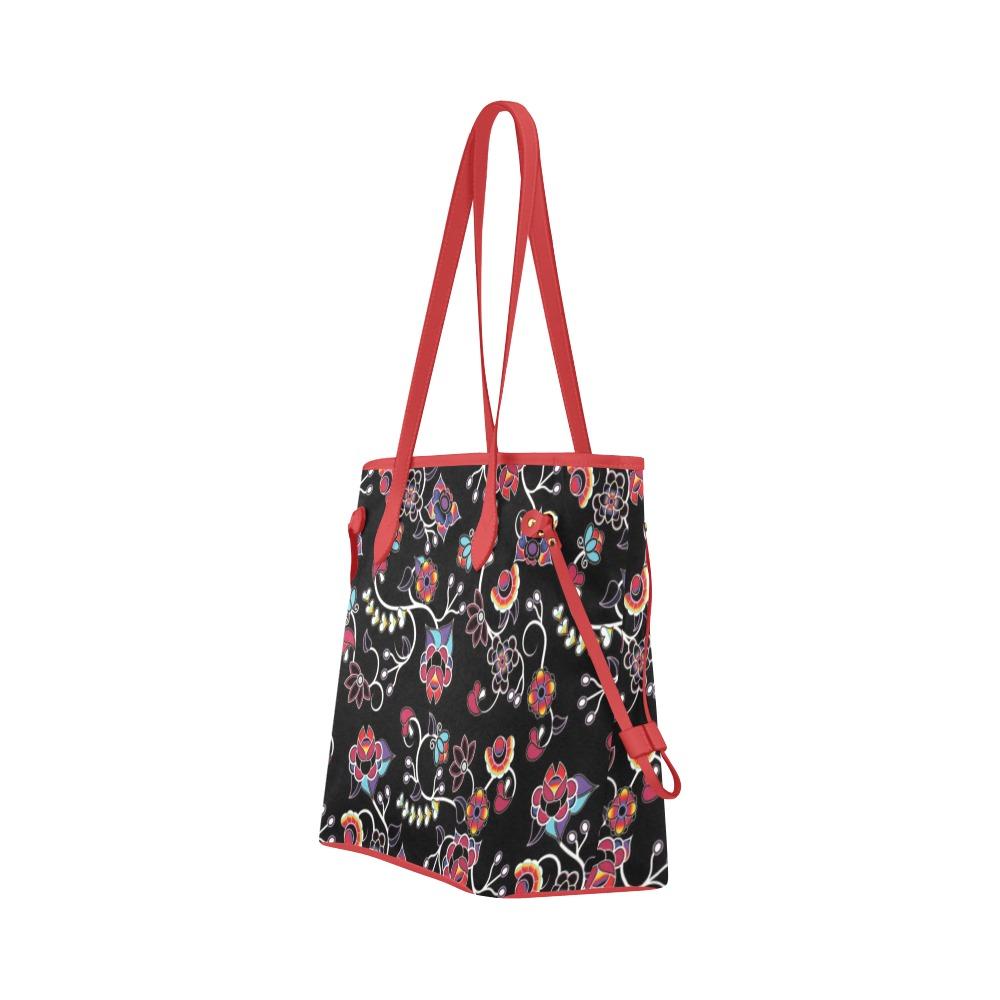 Floral Danseur Clover Canvas Tote Bag (Model 1661) Clover Canvas Tote Bag (1661) e-joyer 