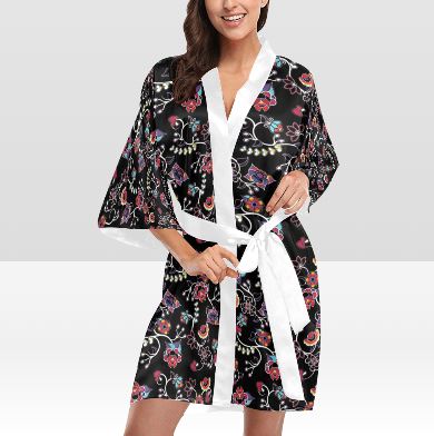 Floral Danseur Kimono Robe Artsadd 