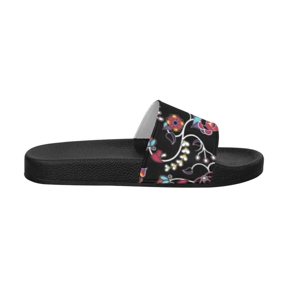 Floral Danseur Men's Slide Sandals (Model 057) Men's Slide Sandals (057) e-joyer 