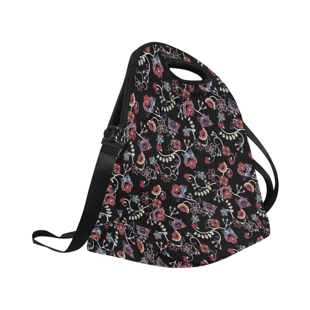 Floral Danseur Neoprene Lunch Bag/Large (Model 1669) bag e-joyer 