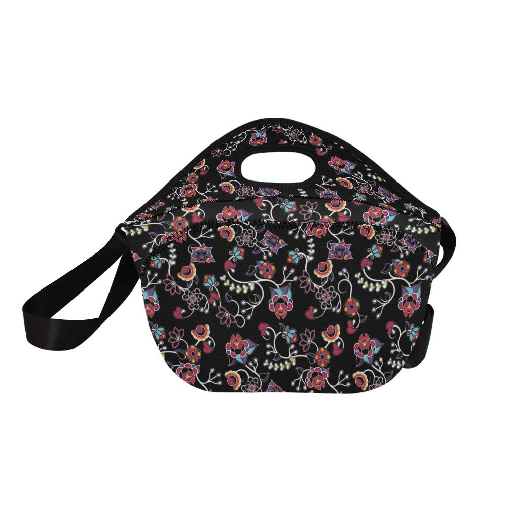 Floral Danseur Neoprene Lunch Bag/Large (Model 1669) bag e-joyer 