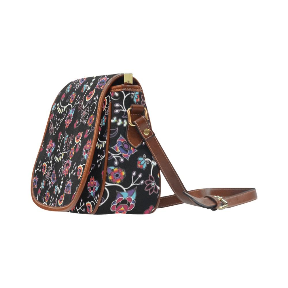 Floral Danseur Saddle Bag/Large (Model 1649) bag e-joyer 