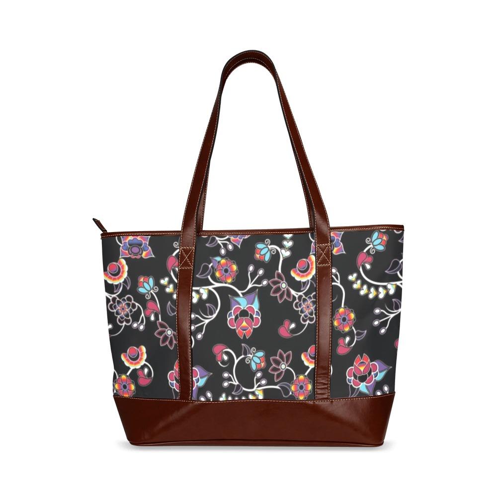 Floral Danseur Tote Handbag (Model 1642) Tote Handbags (1642) e-joyer 