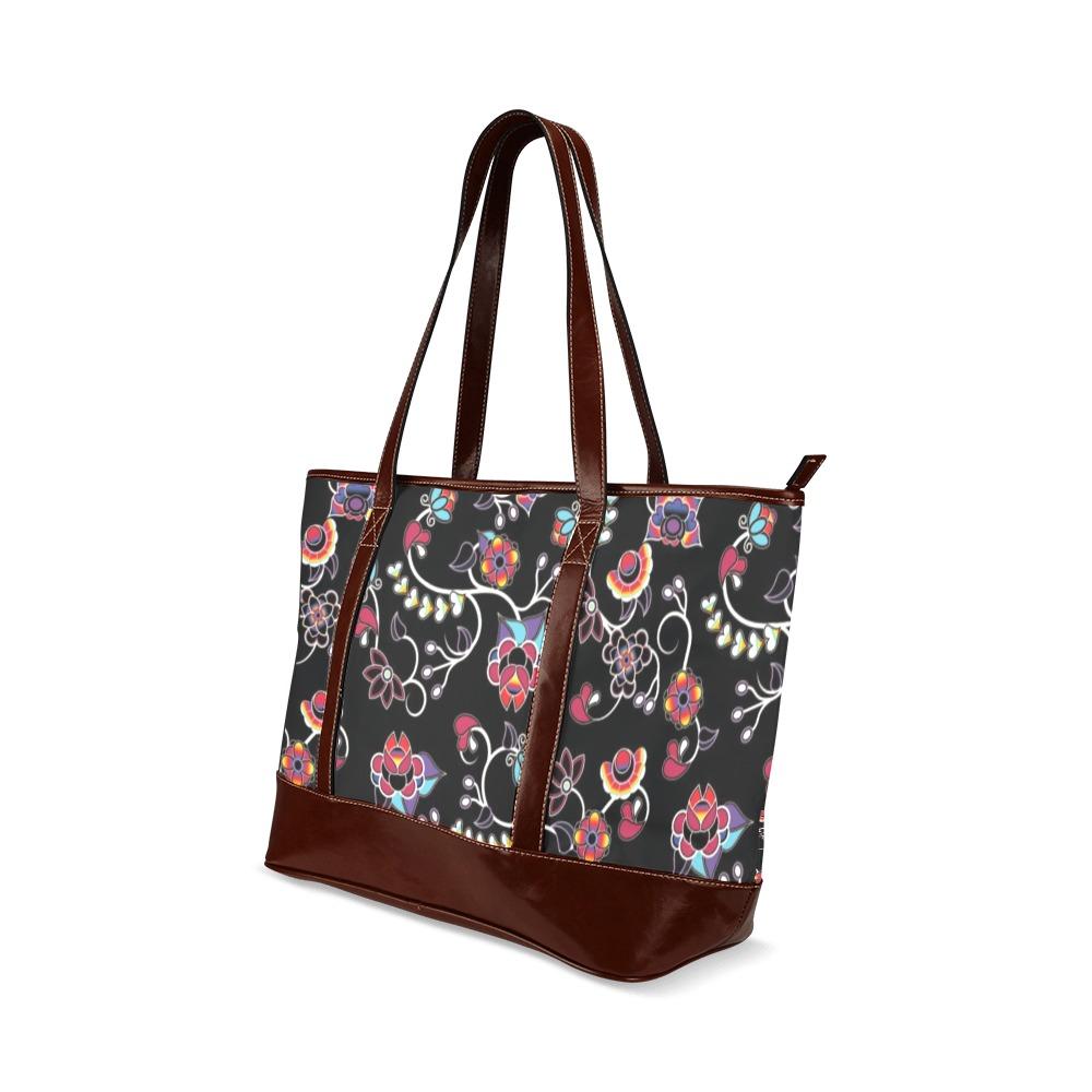 Floral Danseur Tote Handbag (Model 1642) Tote Handbags (1642) e-joyer 