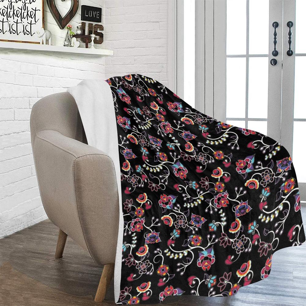 Floral Danseur Ultra-Soft Micro Fleece Blanket 60"x80" Ultra-Soft Blanket 60''x80'' e-joyer 