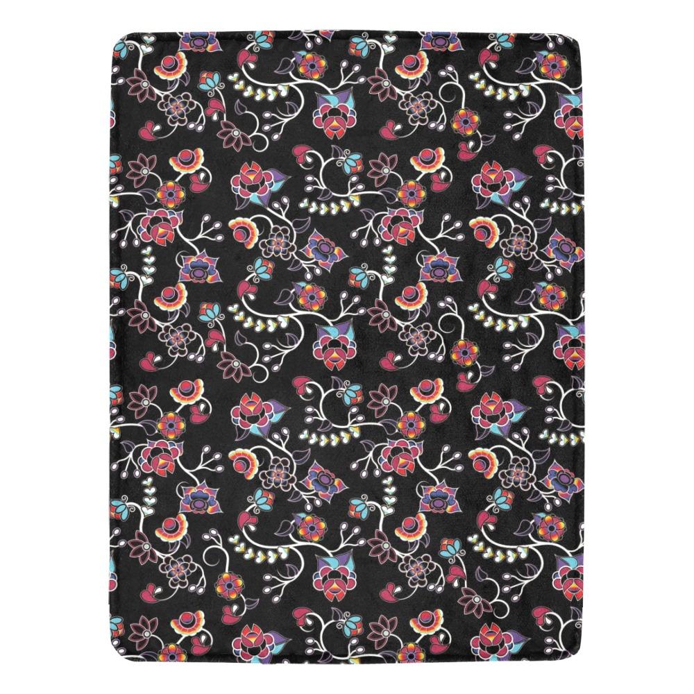 Floral Danseur Ultra-Soft Micro Fleece Blanket 60"x80" Ultra-Soft Blanket 60''x80'' e-joyer 