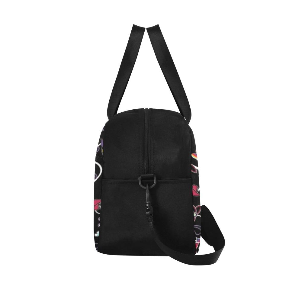 Floral Danseur Weekend Travel Bag (Model 1671) bag e-joyer 