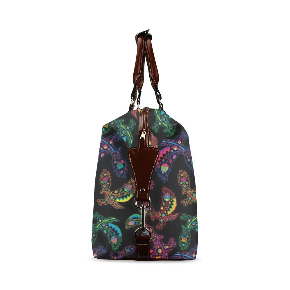 Floral Eagle Classic Travel Bag (Model 1643) Remake Classic Travel Bags (1643) e-joyer 