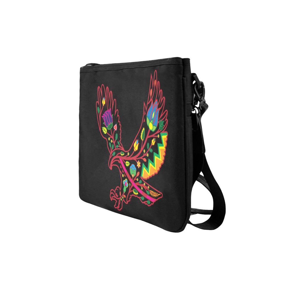 Floral Eagle Slim Clutch Bag (Model 1668) Slim Clutch Bags (1668) e-joyer 