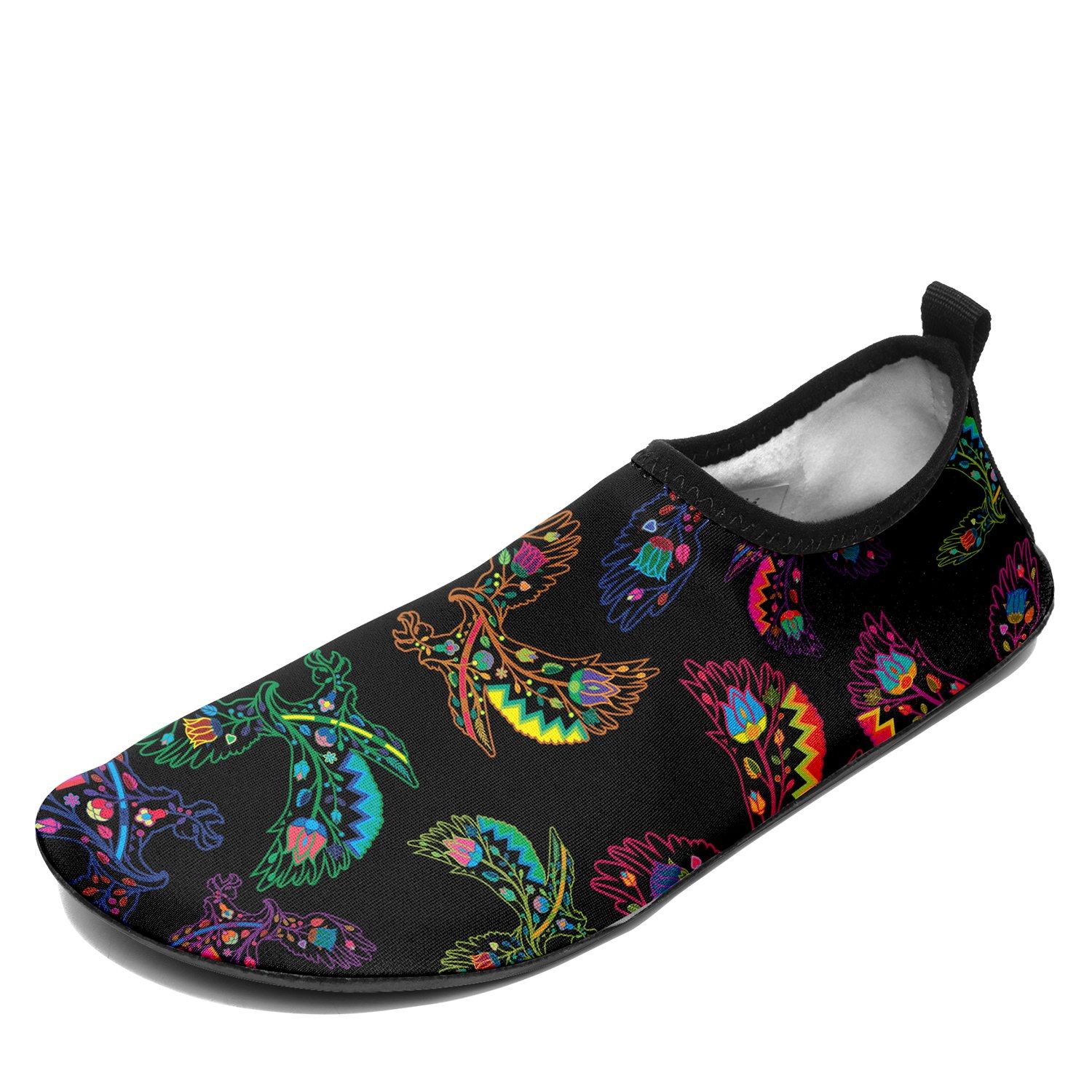 Floral Eagle Sockamoccs Kid's Slip On Shoes Herman 