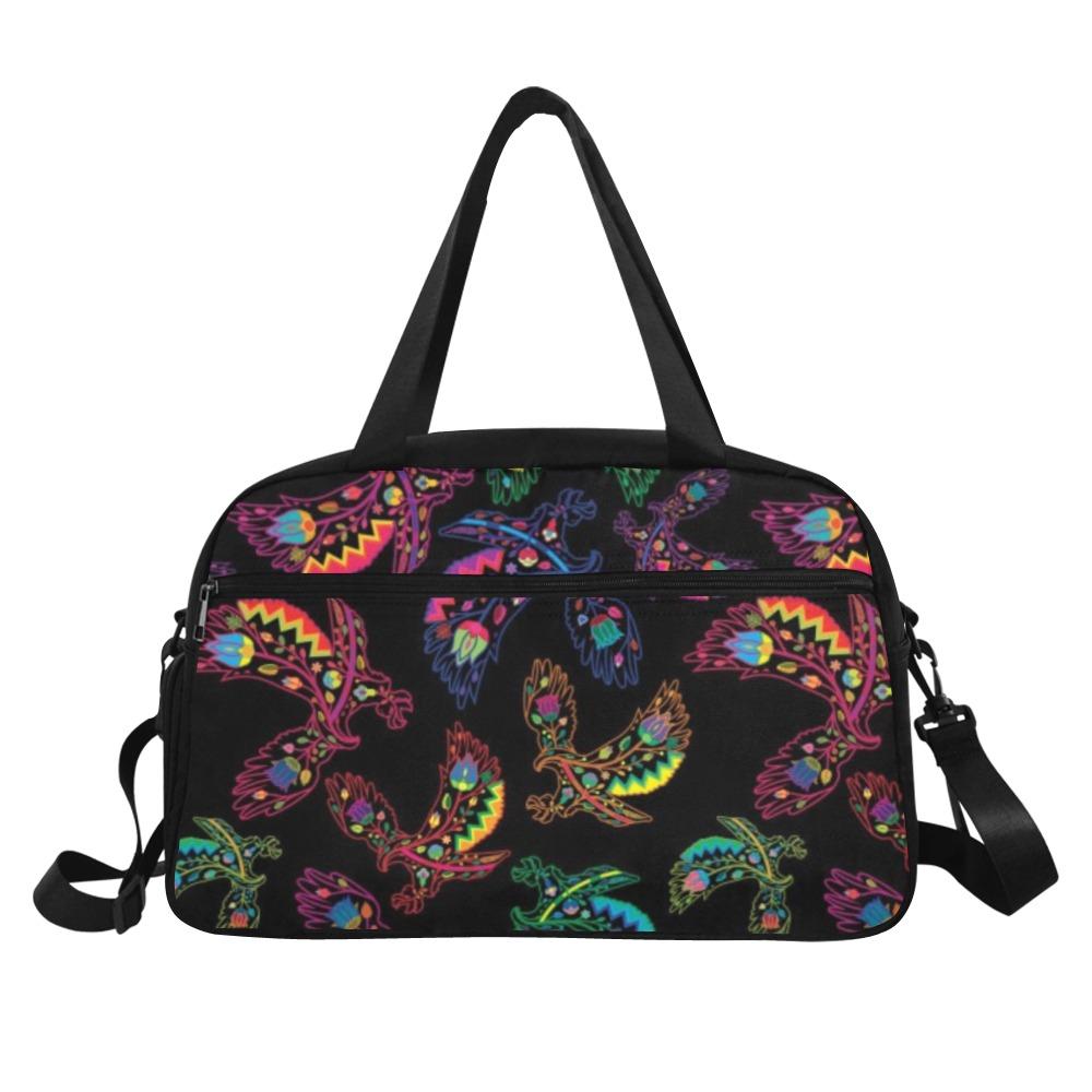 Floral Eagle Weekend Travel Bag (Model 1671) bag e-joyer 