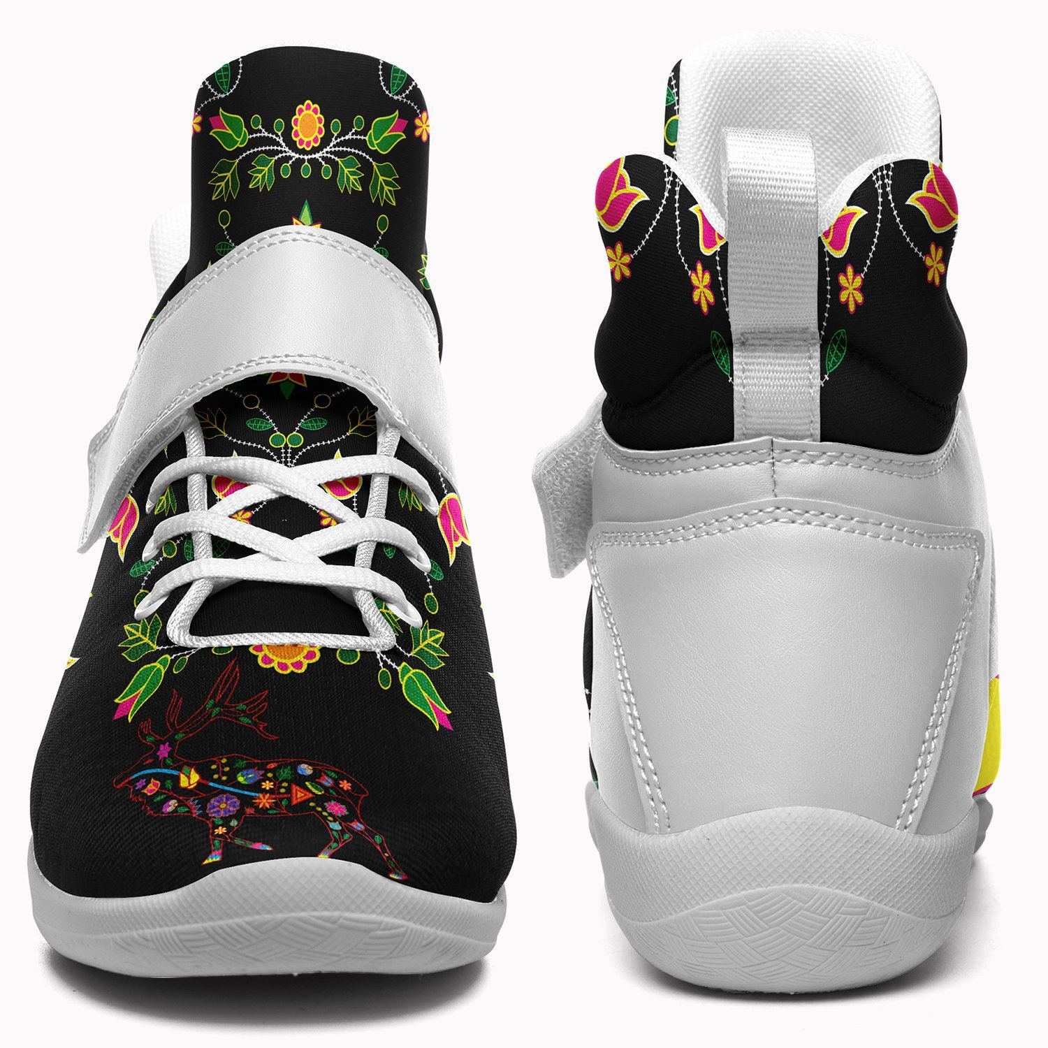 Floral Elk Ipottaa Basketball / Sport High Top Shoes - White Sole 49 Dzine 