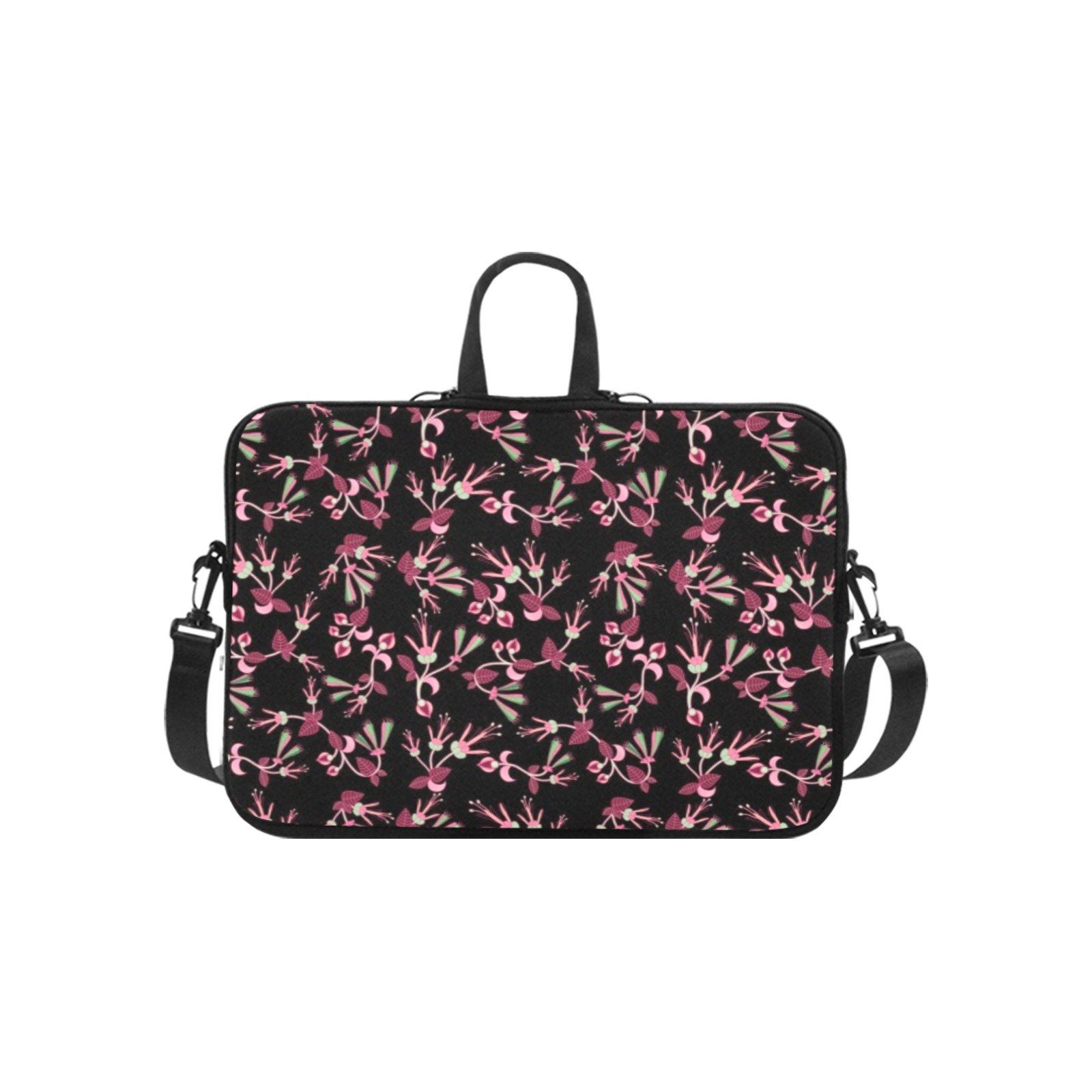 Floral Green Black Laptop Handbags 10" bag e-joyer 