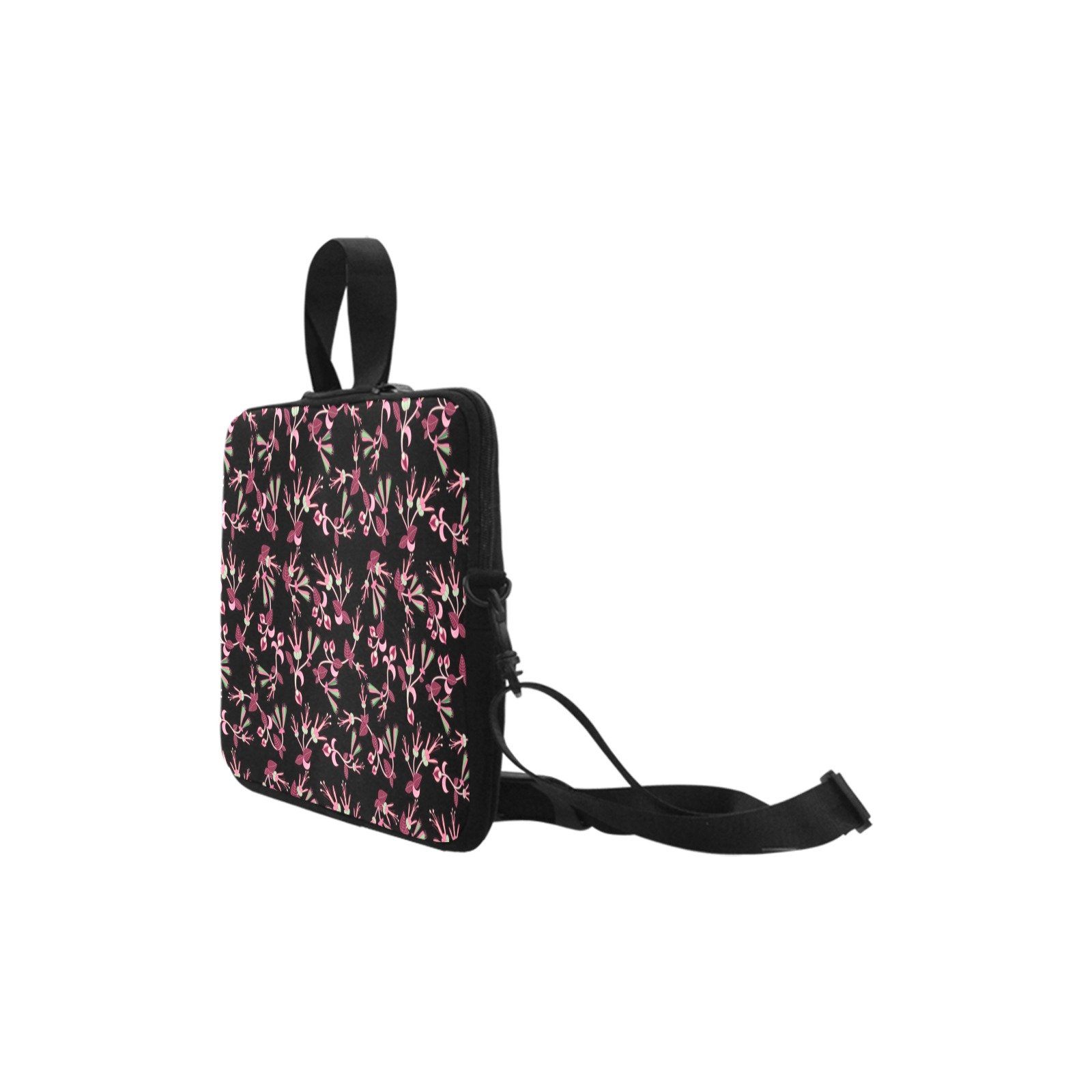 Floral Green Black Laptop Handbags 17" bag e-joyer 