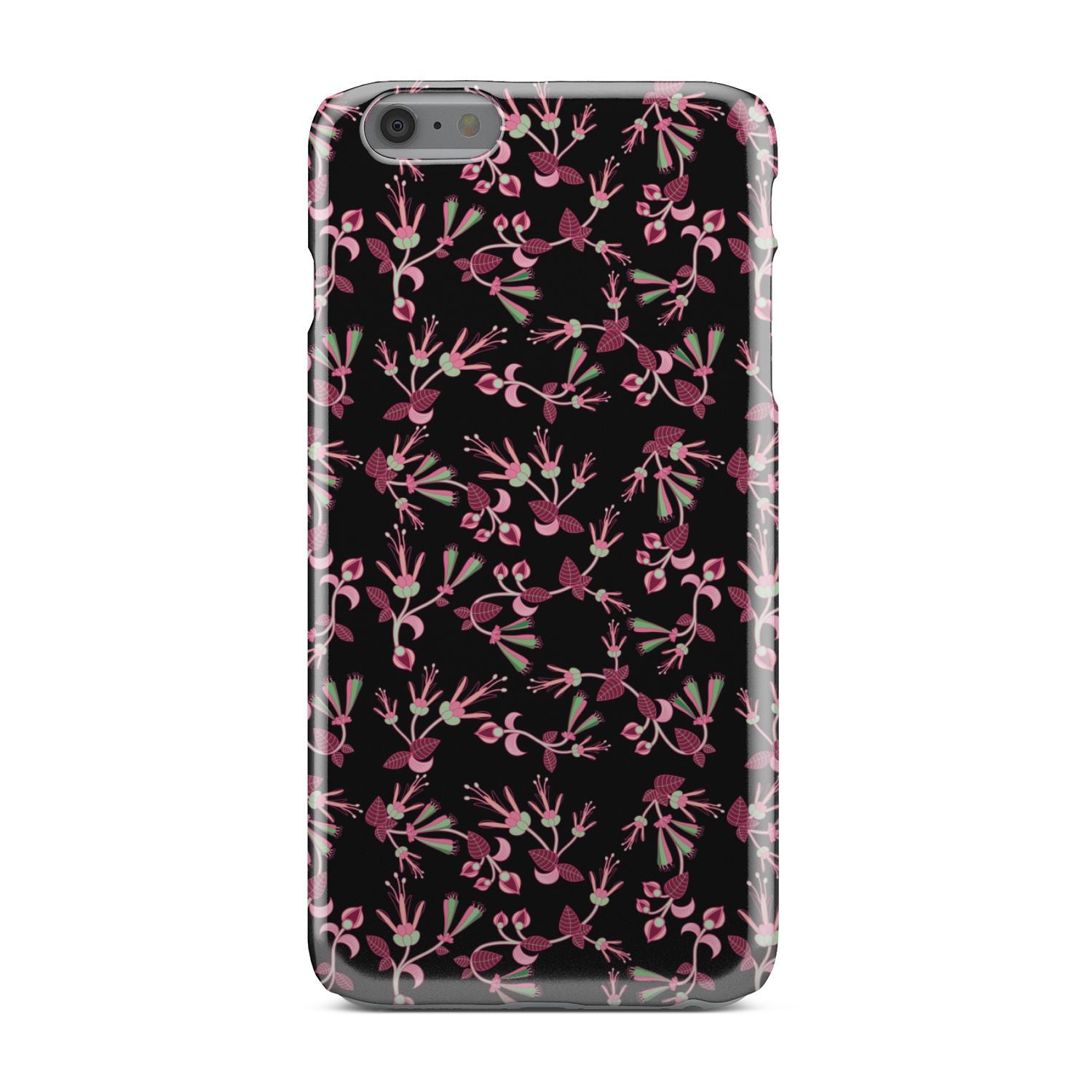 Floral Green Black Phone Case Phone Case wc-fulfillment iPhone 6s Plus 